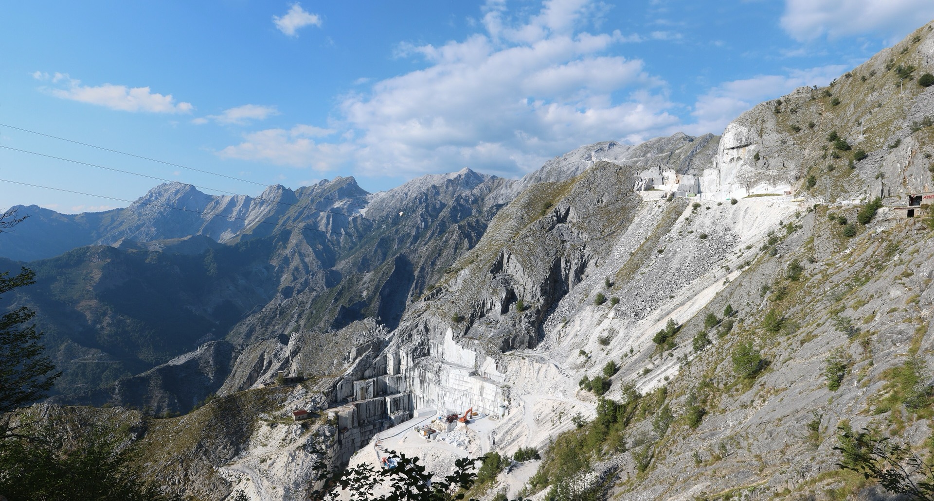 Carrara, Tuscany. Contextual image, not a work by Michael Tine.